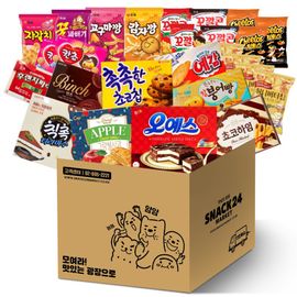 [WeFun] 30 recommended office snacks Bath room snacks_Various flavors, zero stress, snack collection, office snacks, sugar filling_Made in Korea